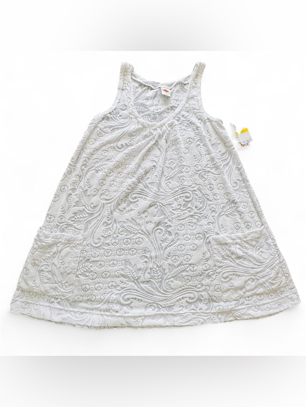 Lucky Brand Cruisin Bathing Suit Coverup In White